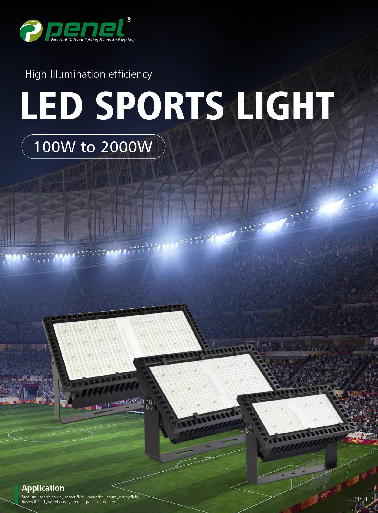 Datasheet of FL-NS07( a Very Popular LED Sports Light from PENEL)