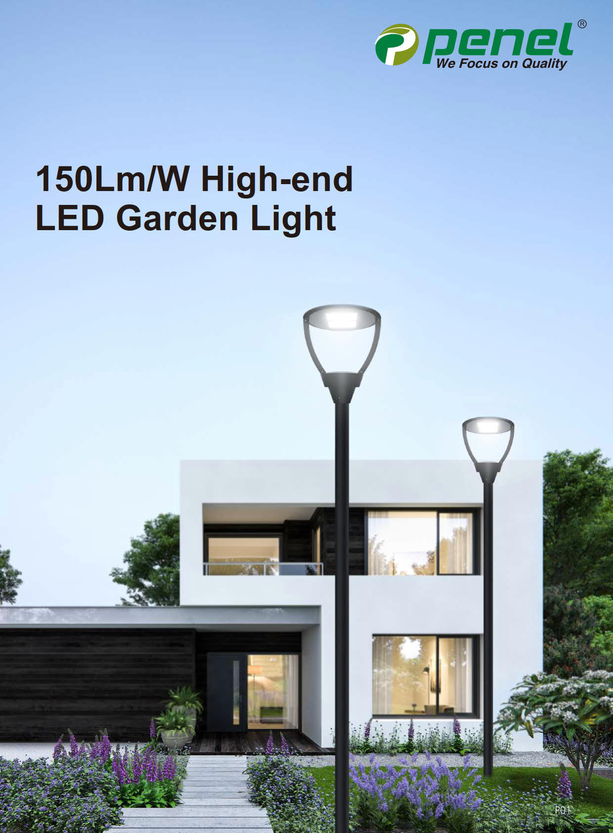 Datasheet of GL-01 (150LMW High-end LED Garden Light from PENEL)