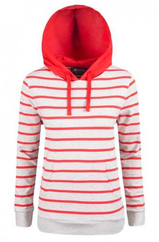 Womens Stripe Hoodie Jumper