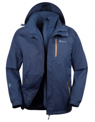 Mens 3 in 1 Waterproof Jacket