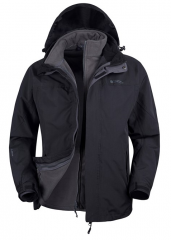 Mens 3 in 1 Waterproof Jacket