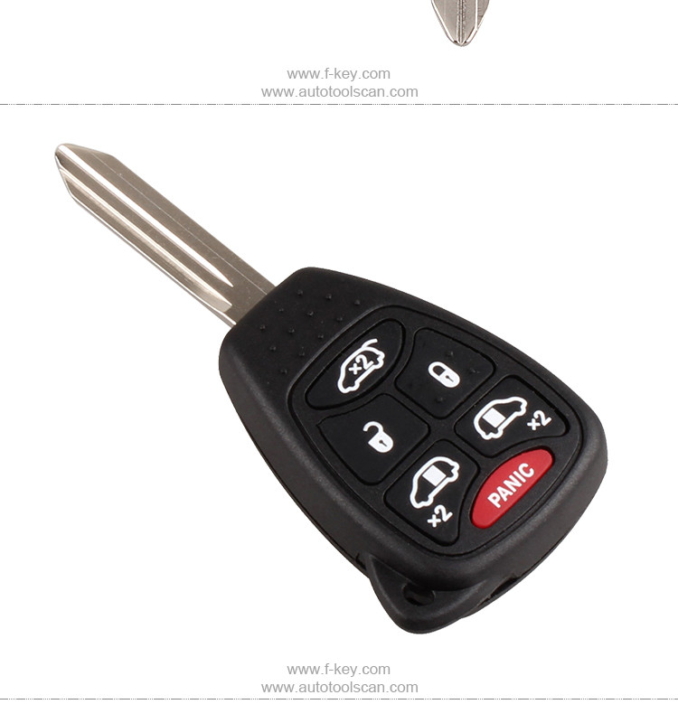 AK015025 Chrysler JEEP DODGE 5+1 button Remote Key (USA) 315Mhz FCC ID OHT692427AA
