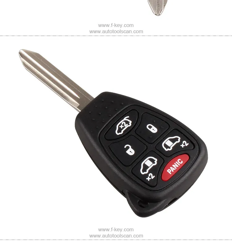AK015025 Chrysler JEEP DODGE 5+1 button Remote Key (USA) 315Mhz FCC ID OHT692427AA AK015025 Chrysler JEEP DODGE 5+1 button Remote Key (USA) 315Mhz FCC ID OHT692427AA