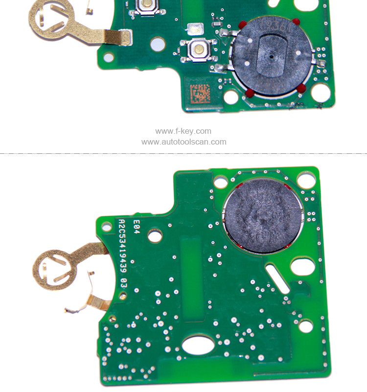 AK010030 for Renault Clio4 Smart Remote Key Fob 4 Buttons 433MHZ (With PCF7945XTT Chip)