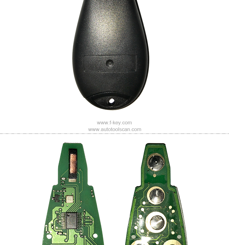 AK015008  Chrysler JEEP DODGE 5+1 button 433MHZ Smart Remote Key