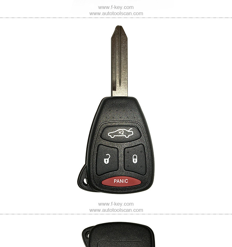 AK015021 Chrysler JEEP DODGE 3+1 button Remote Key 315Mhz FCC ID KOBDT04A