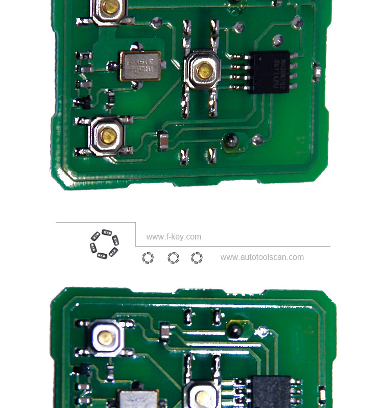 AK018001 Ford 3 Button Remote key 315Mhz FCC ID CWTWB1U331