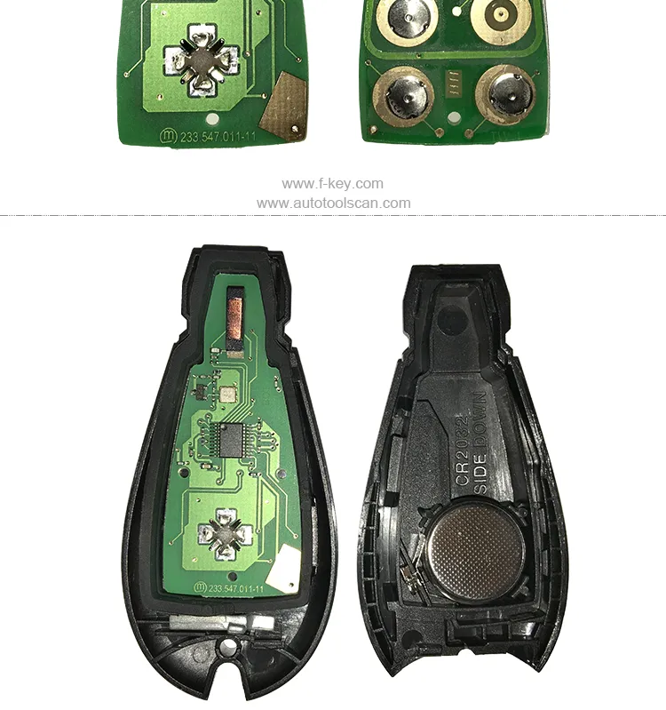 AK015008 Chrysler JEEP DODGE 5+1 button 433MHZ Smart Remote Key AK015008 Chrysler JEEP DODGE 5+1 button 433MHZ Smart Remote Key