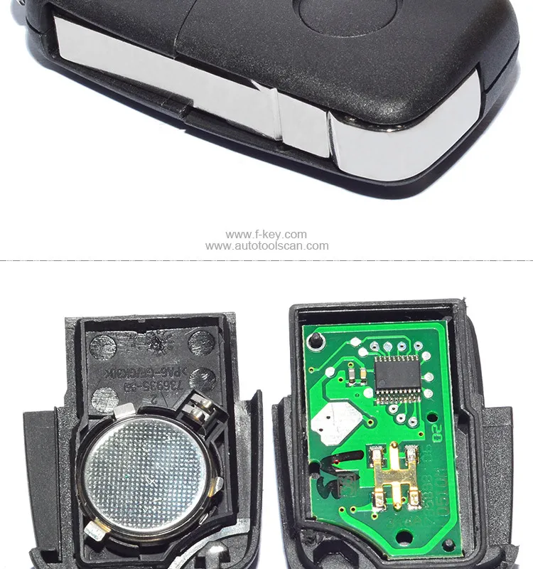 AK001005 VW Mk4 GOLF BORA PASSAT REMOTE KEY FOB 1JO 959 753 Ah 434MHZ ID48 AK001005 VW Mk4 GOLF BORA PASSAT REMOTE KEY FOB 1JO 959 753 Ah 434MHZ ID48