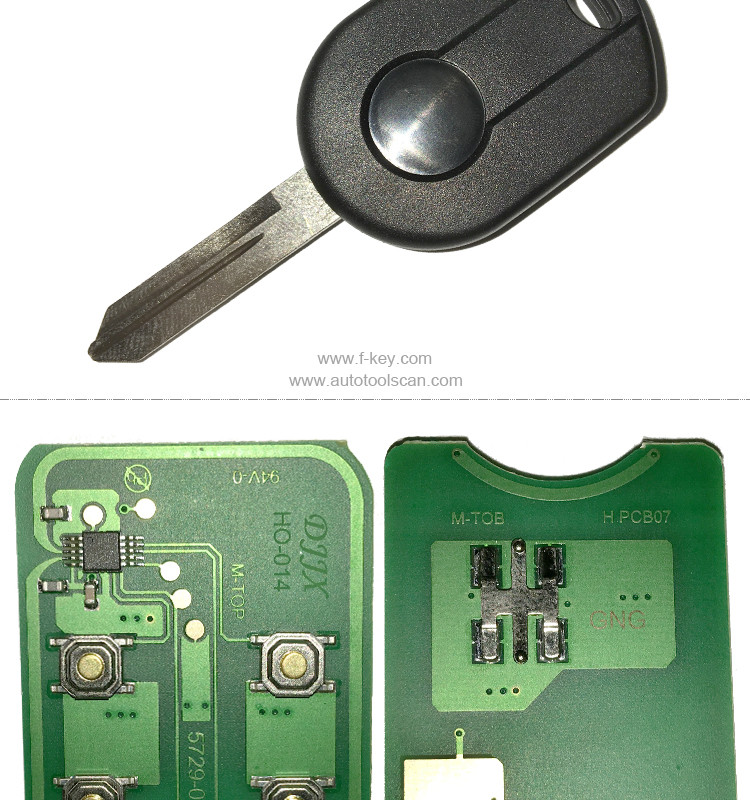 AK018020 Ford Edge 3 Button Remote Key 315Mhz 4D63 80BIT CWTWB1U793