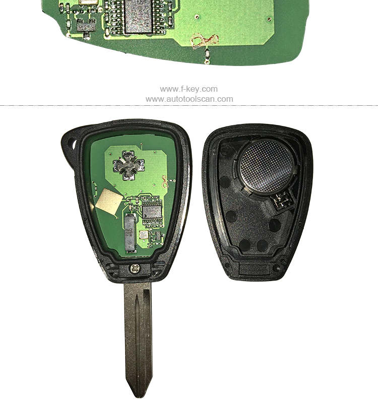 AK015016 Chrysler JEEPD ODGE 2 button Remote Key 433MHZ ID46