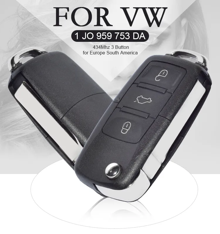 AK001007 VW Mk4GOLF BORA PASSAT REMOTE KEY FOB HLO 1J0 959 753 AH AK001007 VW Mk4GOLF BORA PASSAT REMOTE KEY FOB HLO 1J0 959 753 AH