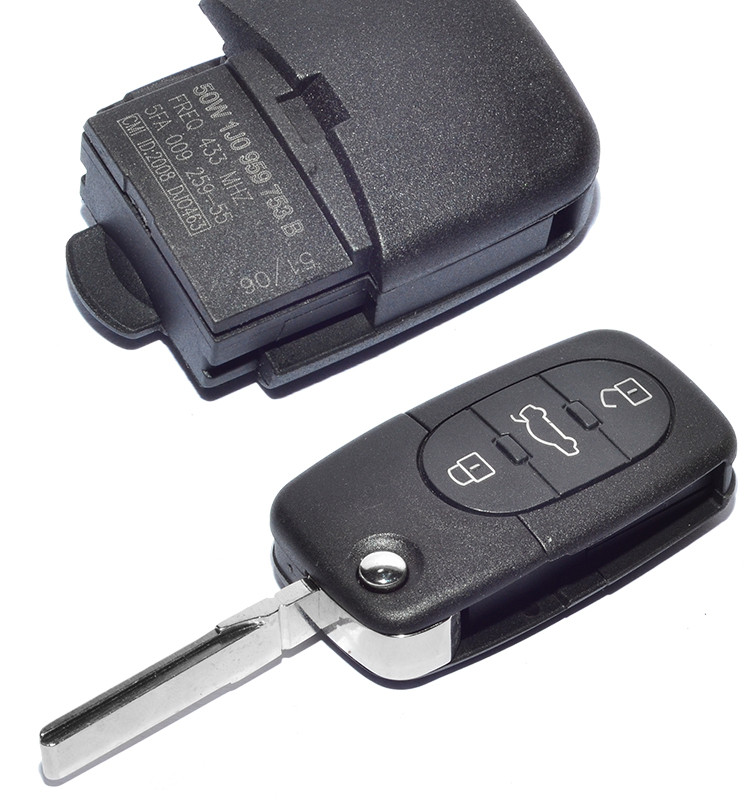 AK001003 for VW Remote Key 3 Button 1 JO 959 753 B 433Mhz for Europe South America