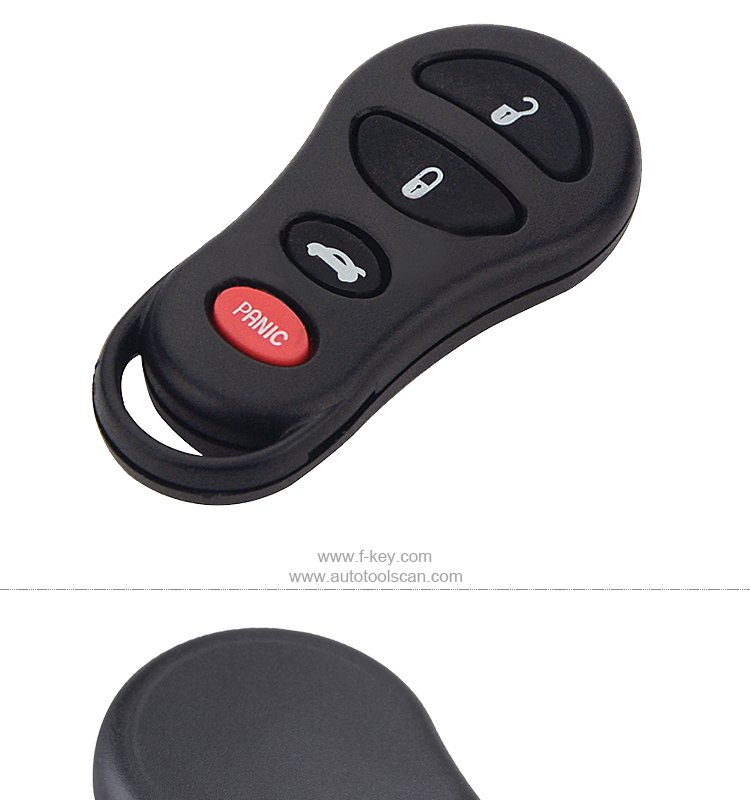 AK015014 Chrysler 3+1 button Remote Set(USA) 315MHZ FCC ID GQ43VT17T