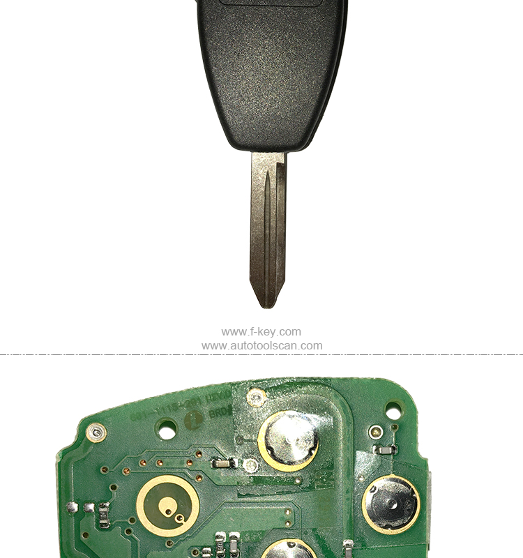 AK015018 Chrysler JEEP DODGE 2+1 button Remote Key 315mHZ FCC ID KOBDT04A