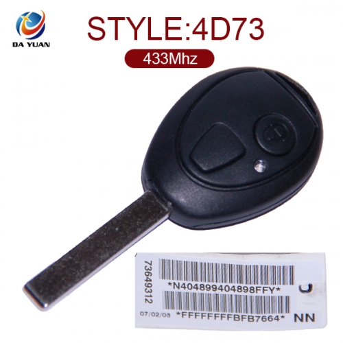 AK006016 for BMW 2 Button Remote Key 433MHz 4D73