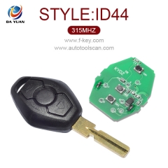 AK006006 for BMW EWS Remote Key 3 Button 315MHz ID44 4 Track HU58