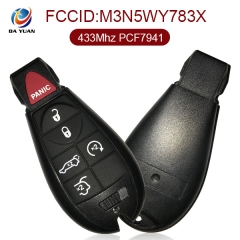 AK015008 for Chrysler Smart Remote Key 5+1 Button 433MHz PCF7941