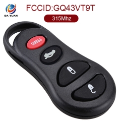 AK015015 for Chrysler Remote Key 3+1 Button 315MHz GQ43VT9T