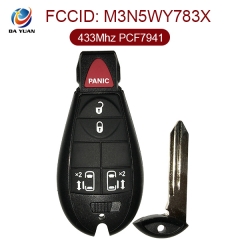 AK015007 for Chrysler Smart Remote Key 4+1 Button 433MHz PCF7941