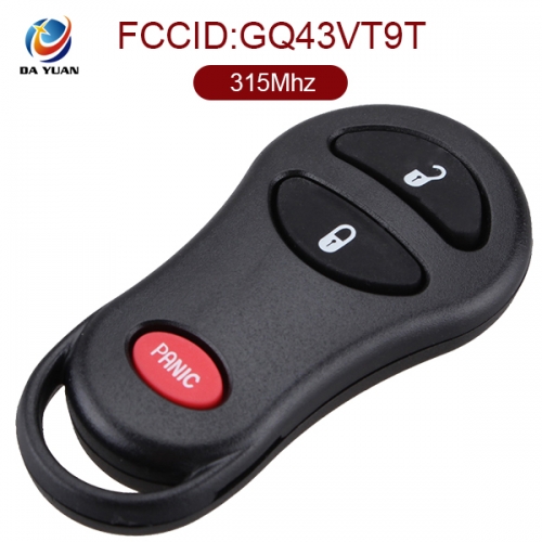 AK015013 for Chrysler Remote Key 2+1 Button 315MHz GQ43VT9T