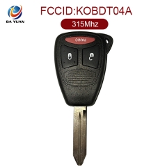 AK015018 for Chrysler Remote Key 2+1 Button 315MHz PCF7941 KOBDT04A