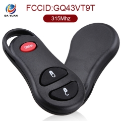 AK015013 for Chrysler Remote Key 2+1 Button 315MHz GQ43VT9T