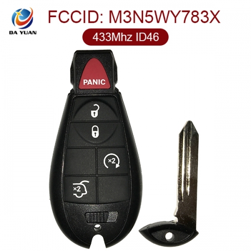 AK015005 for Chrysler Smart Remote Key 4+1 Button 433MHz PCF7941