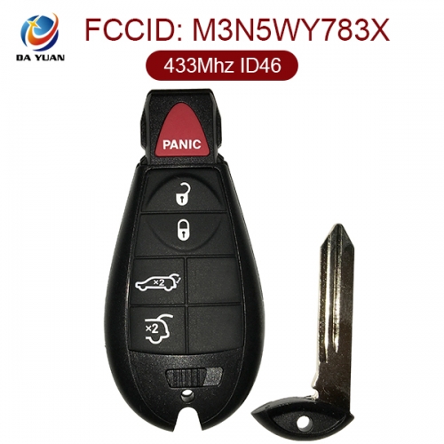 AK015006 for Chrysler Smart Remote Key 4+1 Button 433MHz PCF7941