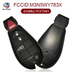 AK015002 for Chrysler Smart Remote Key 3+1 Button 433MHz PCF7941