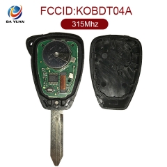 AK015021 for Chrysler Remote Key 3+1 Button 315MHz PCF7941 KOBDT04A