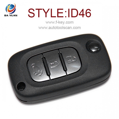 AK010029 for Renault Fluence Flip Key 3 Button 433MHz  PCF7961 With S-amsung Logo