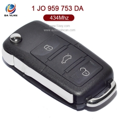 AK001007 for VW Flip Key 3 Button 434MHz ID48 1J0 959 753 DA