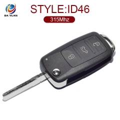 AK001056 for VW Touareg 3+1 Button Flip Key 315MHz ID46