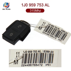 AK001030 for VW Remote Key 2+1 Button 315MHz 1J0 959 753 AL