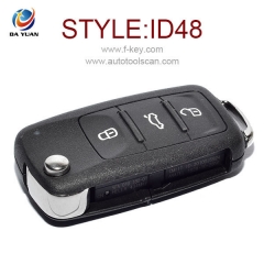 AK001036 for VW Golf Jetta ETC Flip Key 3 Button 434MHz ID48 5K0 837 202 Q