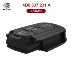 AK001033 for VW Remote Key 433.92MHz 4D0 837 231 A