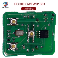AK018001 for Ford 3 Button Remote key 315MHz CWTWB1U331