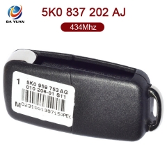 AK001060 Volkswagen New Bora Sagitar Touran remote keyless go3 button 434MHz ID48 5K0 837 202 AJ