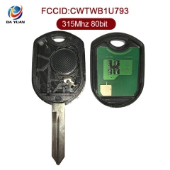 AK018021 for Ford Edge Remote Key 3+1 Button 315MHz 4D63 80Bit CWTWB1U793