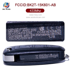 AK018057 for Ford Transit 3 Button  Flip remote control key 433MHz 4D63 BK2T-15K601-AA/AB/AC/AD