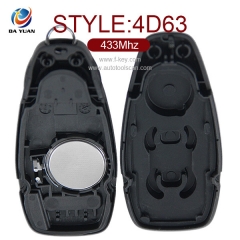 AK018042 Original for Ford Mondeo Smart Key Card 3 Button 433MHz 4D63 KR55WK48801