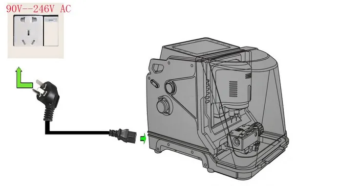 LS04007 New Arrival iKeycutter CONDOR XC-MINI Master Series Automatic Key Cutting Machine