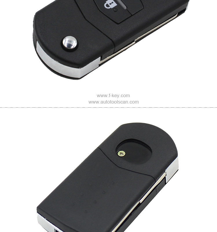 AK026010 Mazda M6 M3 Flip Remote Key 2 Button 313.8MHZ (with 4D63)