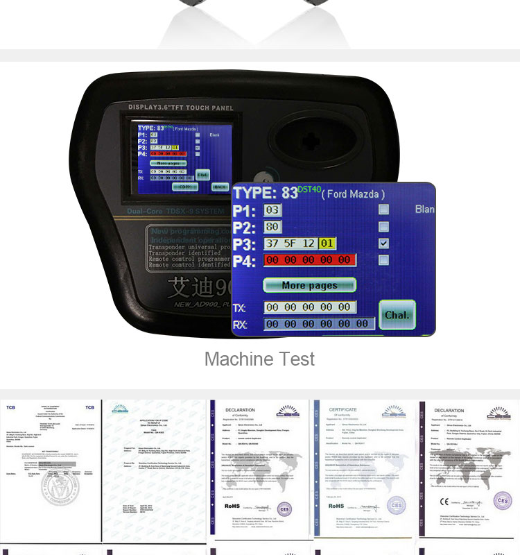 DY120512  Transponder Chip ID83 4D63 80Bit for Mazda Focus 