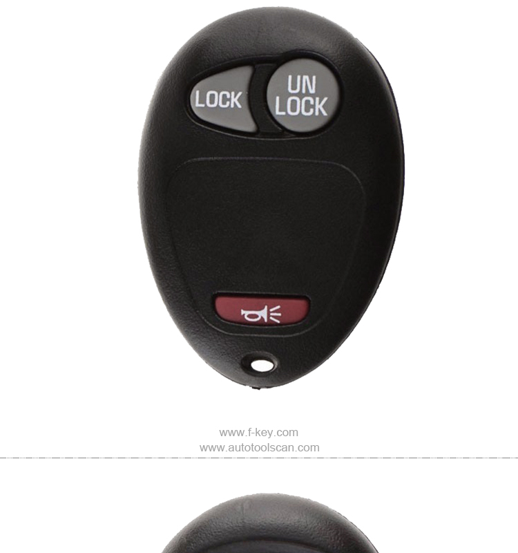 AK013012 Buick 2+1 Button remote key 315MHz FCC ID L2C0007T