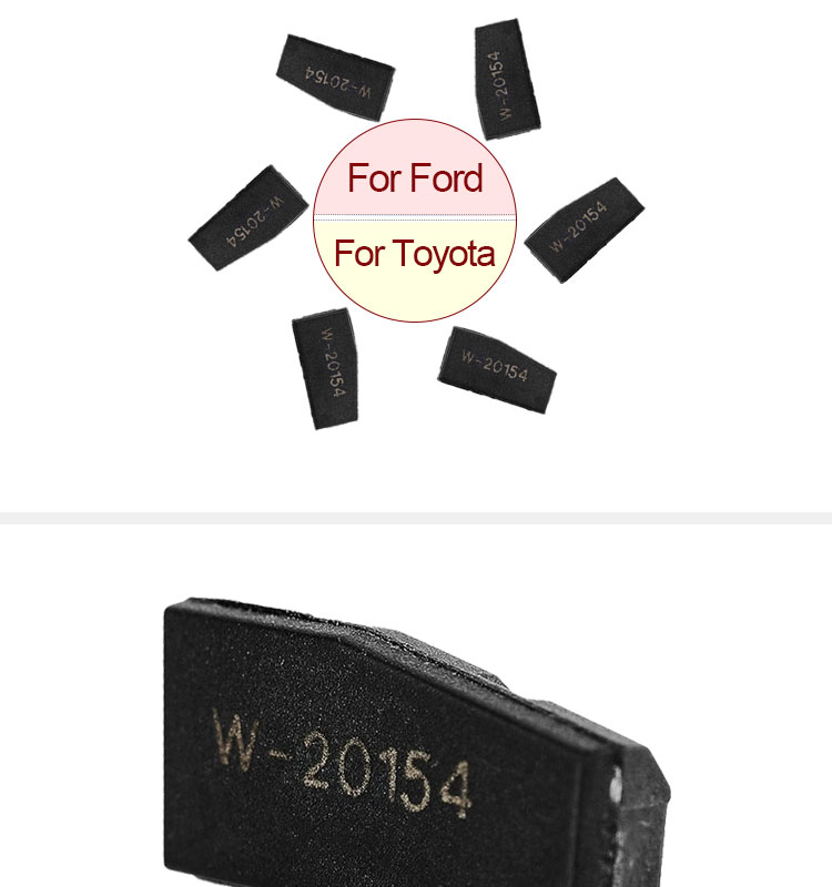 DY120401 Car key chips Transponder Chip ID4C Carbon Chip for Toyota Ford 