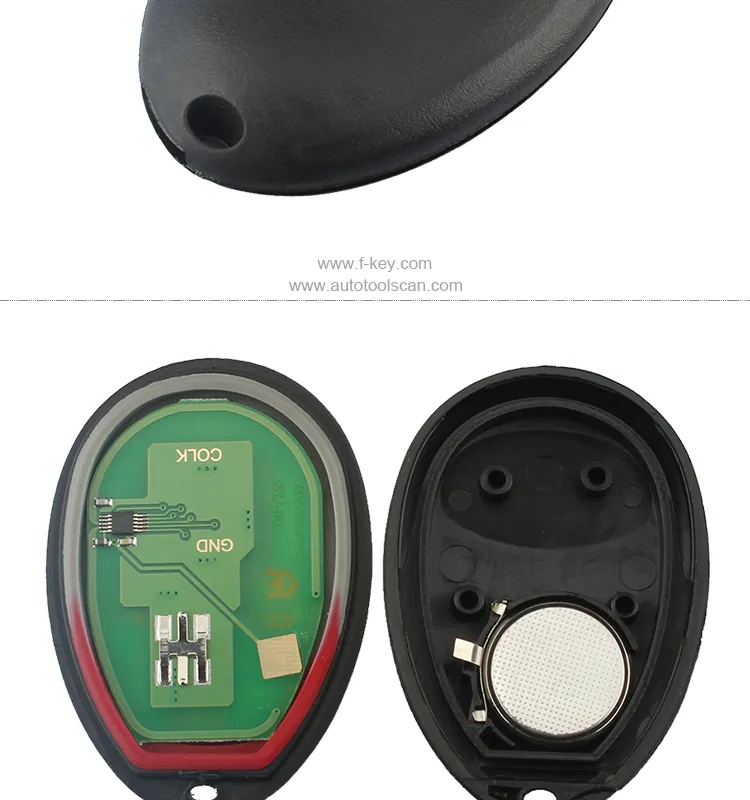AK013003 Buick 4 Button Remote Set 315mhz L2C0007T
