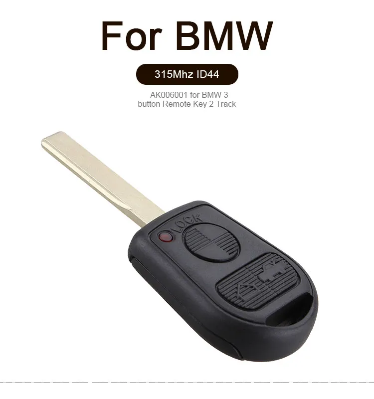 AK006001 Old BMW 3 5 7 X5 X3 Z4 E38 E39 E46 315MHz ID44 Chip HU92 AK006001 Old BMW 3 5 7 X5 X3 Z4 E38 E39 E46 315MHz ID44 Chip HU92