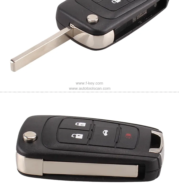 AK013002 Buick 4 Button Flip Smart Key ID46 434MHZ